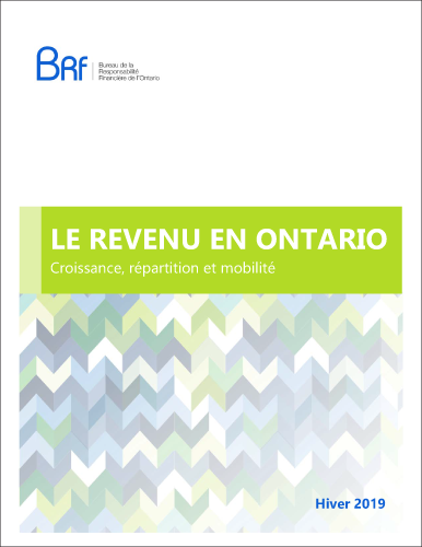 Le Revenu en Ontario : croissance, répartition et mobilité